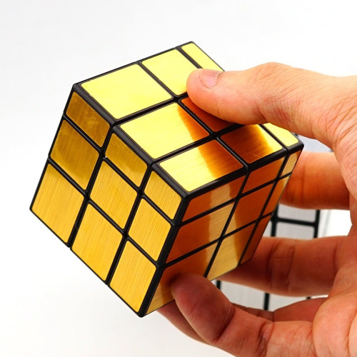 Cubo Rubik Qiyi Mirror 3x3 Speed Dorado Original