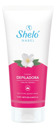 Crema Depiladora Shelo Nabel 250ml Piel Sensible Zona Intima