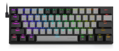 Teclado Gamer Mecánico Rgb E - Yooso Z11 Inglés Red Switche