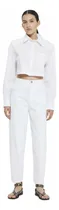 Comprar Maria Cher - Jeans Tiro Alto Maria Cher Baggy Brooks White