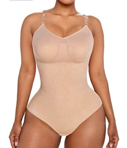 Imagen 4 de 9 de Body Modelador Sin Costuras Alisa Tu Figura Realza Solessa
