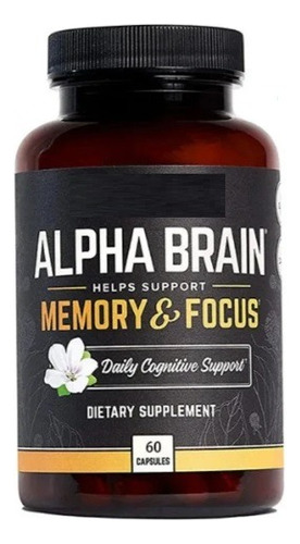 Suplemento Alpha Brain Cerebro Memoria Inteligencia 60caps