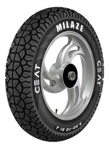 Llanta 90/100-10 Ceat Milaze 51j R&f Tt