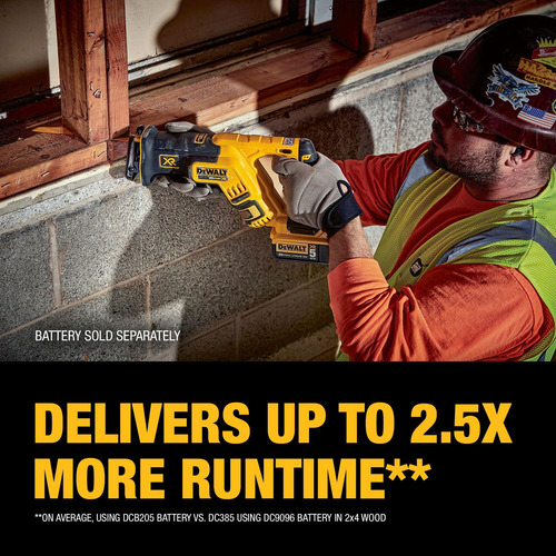 Sierra Recíproca Dewalt Max Xr Inalámbrica Dcs367b De 20 V