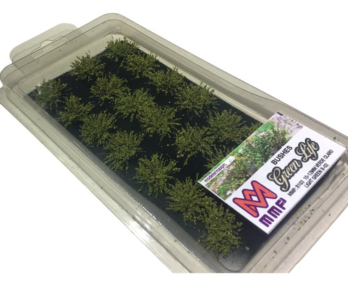 Pasto Vegetacion 10-12mm Verde Claro B02 Arbusto Bushes Mmp