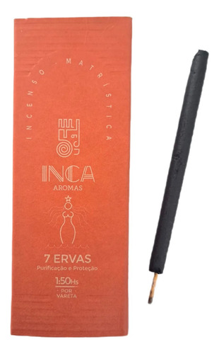 Kit C/ 2 Incenso 7 Ervas Com 4 Varetas - Inca Aromas