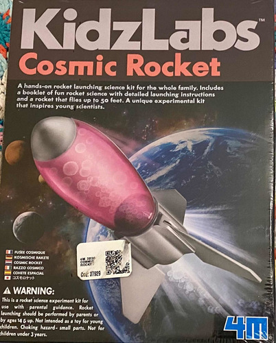 Kit Ciencias: Kidzlabs Cosmic Rocker 4m - Cohete Cósmico