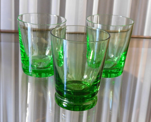 Vasos Vidrio Verde