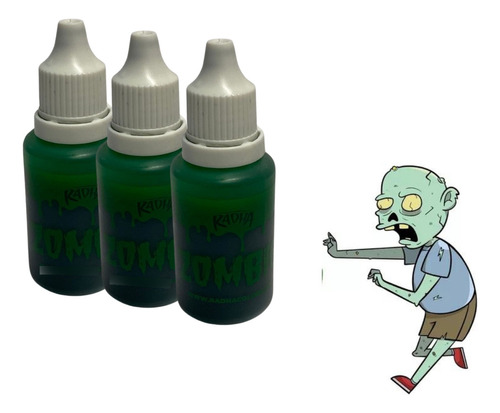 Moco De Zombie Verde 20 Ml The Walking Dead Cotillon 