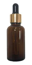 Comprar Frasco De Vidrio Ambar De 20ml Con Cuenta Gota Dorado (x 20)