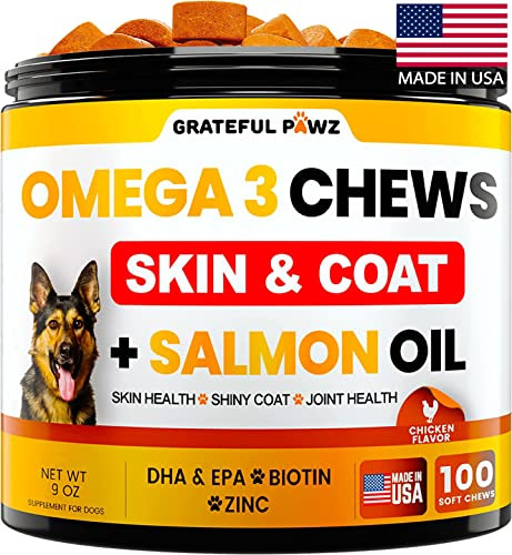 Omega 3 Para Perros - Aceite De Pescado Para Perros M1ghv