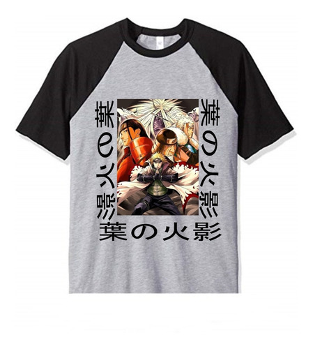 Remera Naruto Anime Manga 100% Algobon Peinado Fuq