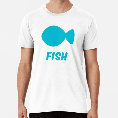 Remera Axie Infinity Fish Logo Algodon Premium