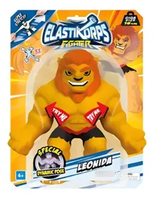 Muñeco Elastico Elastikorps Fighter Leonida