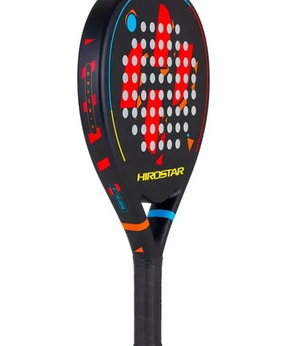 Paleta De Padel Hirostar Fighter + - Local Olivos Color Negro