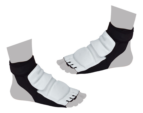 1 Par De Protectores De Pies De Taekwondo Transpirables