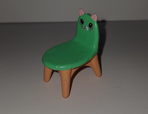 Figura Shopkins Happy Places Gatito Silla (Usado)