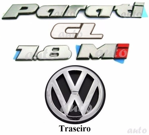 Emblemas Parati Cl 1.8 Mi + Vw Mala - Bola G2 - 1996 À 1999