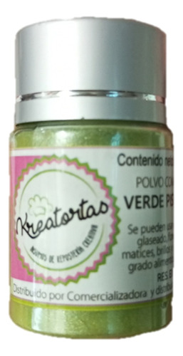 Matizador Comestible Brillante Verde Pistacho 5grs.