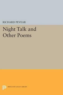 Libro Night Talk And Other Poems - Richard Pevear