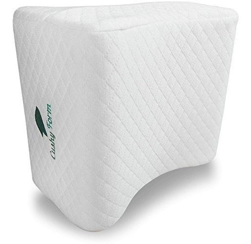 Knee Pillow Wedge By Cushy Form - Sciatica Pain Relief - Hip