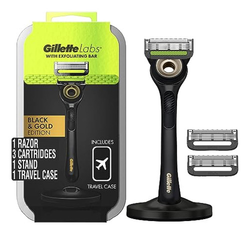 Cuchilla De Afeitar Con Barra Exfoliante Gold Edition Gillet