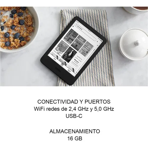 Amazon ebook con luz hotsell