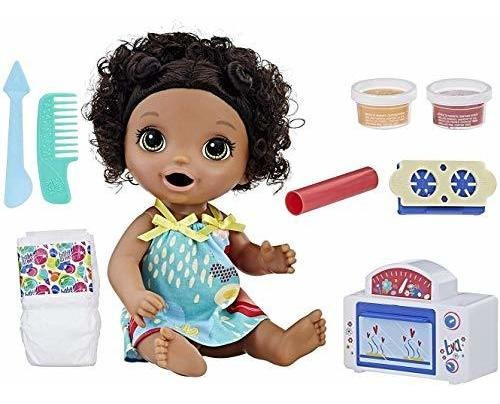 Baby Alive Snackin' Treats Baby (pelo Rizado Negro)