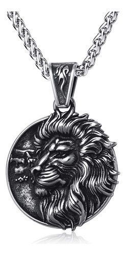 Kirtijw Collar De Lobo/león/serpiente/águila/toro/cuervo Par