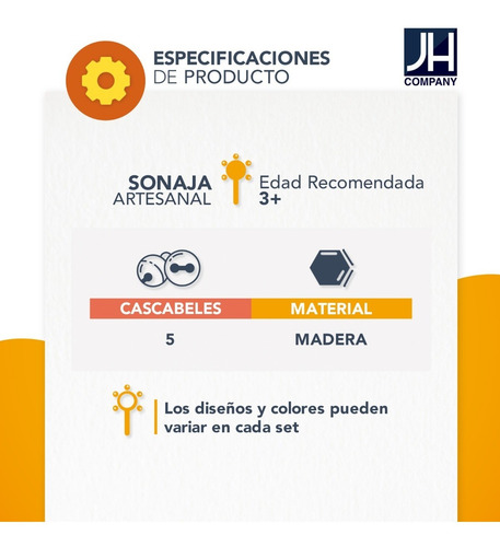 Imagen 5 de 6 de Set 8 Piezas Sonaja Juguete De Madera Didactico Artesanal