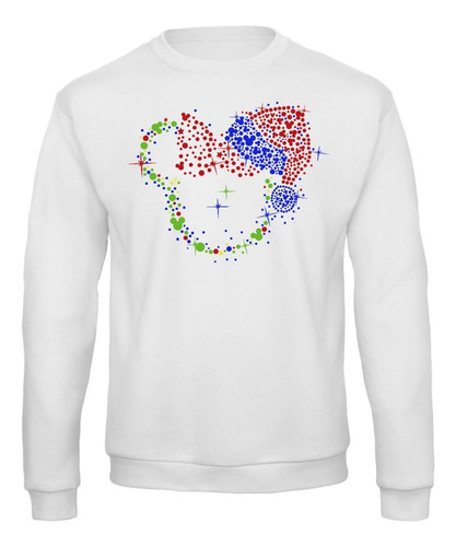 Sudadera Navideña Silueta Mickey Navidad Nav125
