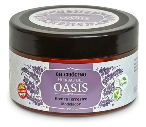 Gel Criógeno Hierbas Del Oasis Con Hiedra Terrestre X250gr