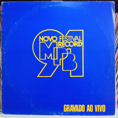 Lp Festival Mpb Record 1991 Luis Vagner Celso Vg+