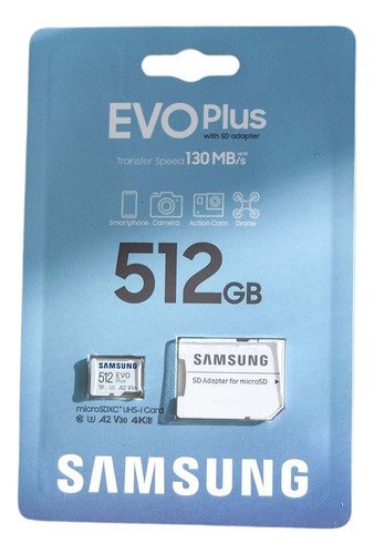 Samsung Evo Plus Tarjeta Microsd 512gb