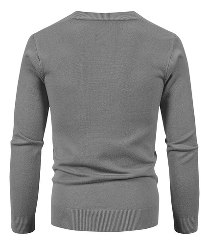 Suéter Masculino De Malha De Bolso, Cor De Mesa, Cor De Cabo