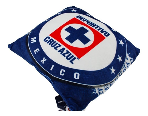 Cojin Cruz Azul Providencia Oficial De 45 X 45 Cms