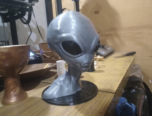 Extraterrestre Busto Aien 20 Cm Impresion 3d Premium