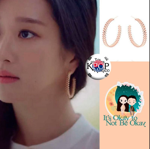 Arracadas K-drama It's Okay To Not Be Okay Seo Ye-ji Mod.002 (Usado)