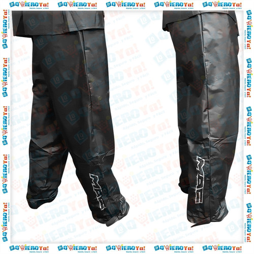 Imagen 8 de 10 de Traje Lluvia Impermeable Para Moto Mac Blast Rainsuit Agua Reflectivo