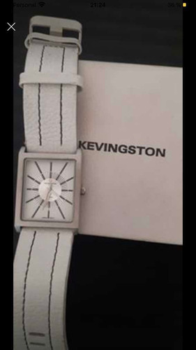 Reloj Kevingston Blanco En Caja