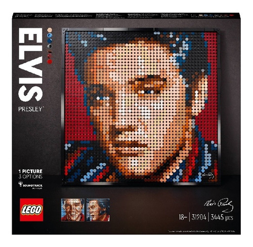 Lego Art Elvis Presley O Rei 3445 Peças 31204