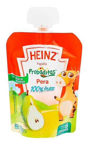 Papilla Heinz Para Bebé Etapa 1 Pera 71 Gr