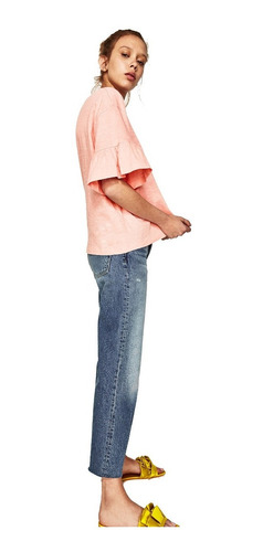 Remera Zara Rosa Nueva Con Etiquetas Importada De Usa
