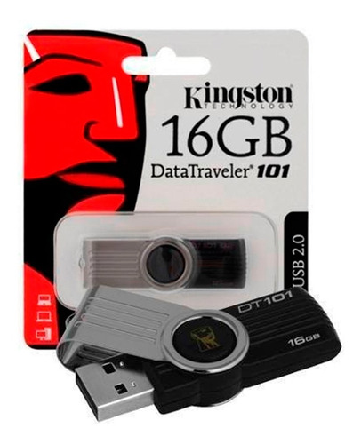 Kingston Memoria Usb Portatil 16gb Perfil Fino 2.0 Tipo-a 