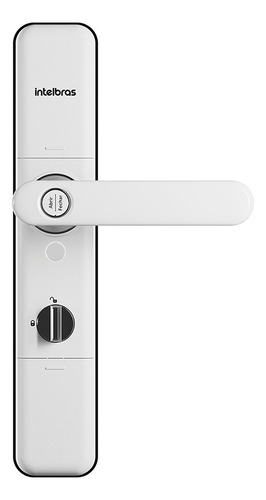 Fechadura Smart Embutir Ifr 7000 Maçaneta Intelbras Branca