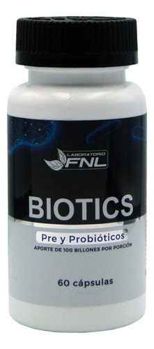 Biotics Pre Y Probióticos 60 Caps 100 Billones Fnl