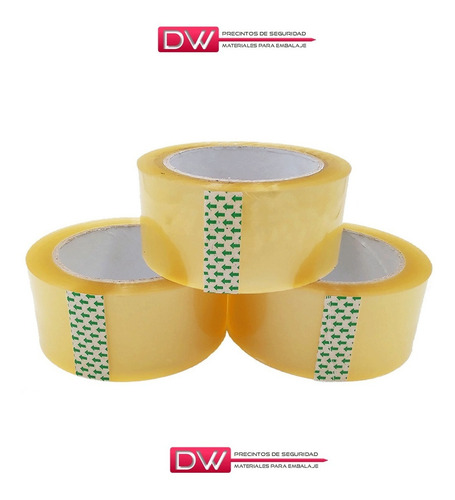 Imagen 3 de 10 de Cinta Adhesiva Embalaje 45mm X 90mt Pack X108unid Dw