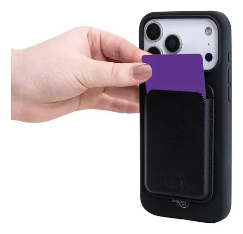 Carteira magnética Magsafe iPhone Black Wallet | MercadoLivre