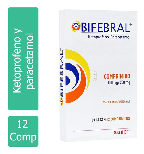 Bifebral 100 Mg / 300 G Caja Con 12 Comprimidos