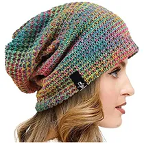 Comprar Gorros Sombreros Y Boinas De Punto Holgado Azul Talla Única